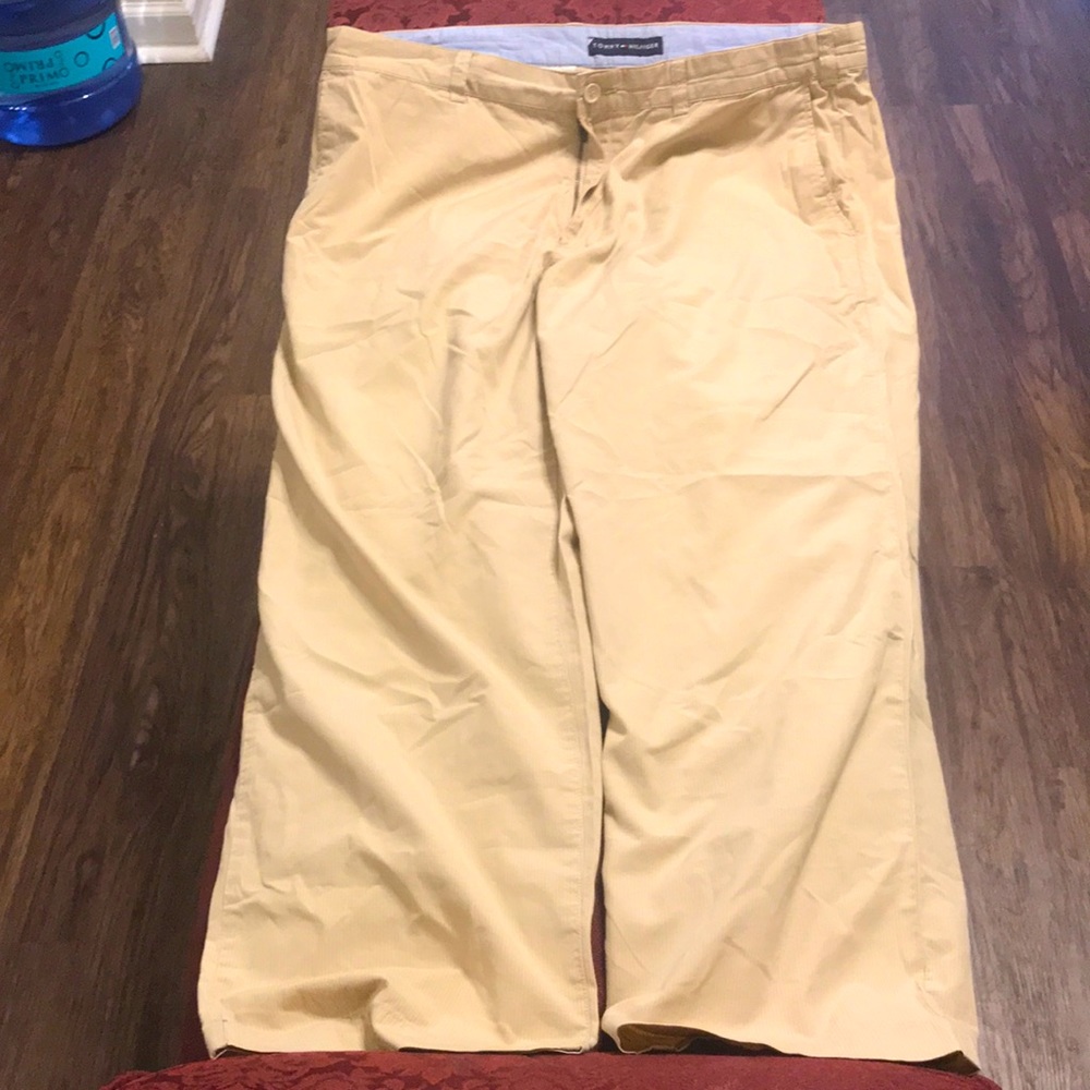 Tommy Hilfiger 38W 30L pinstripe khakis